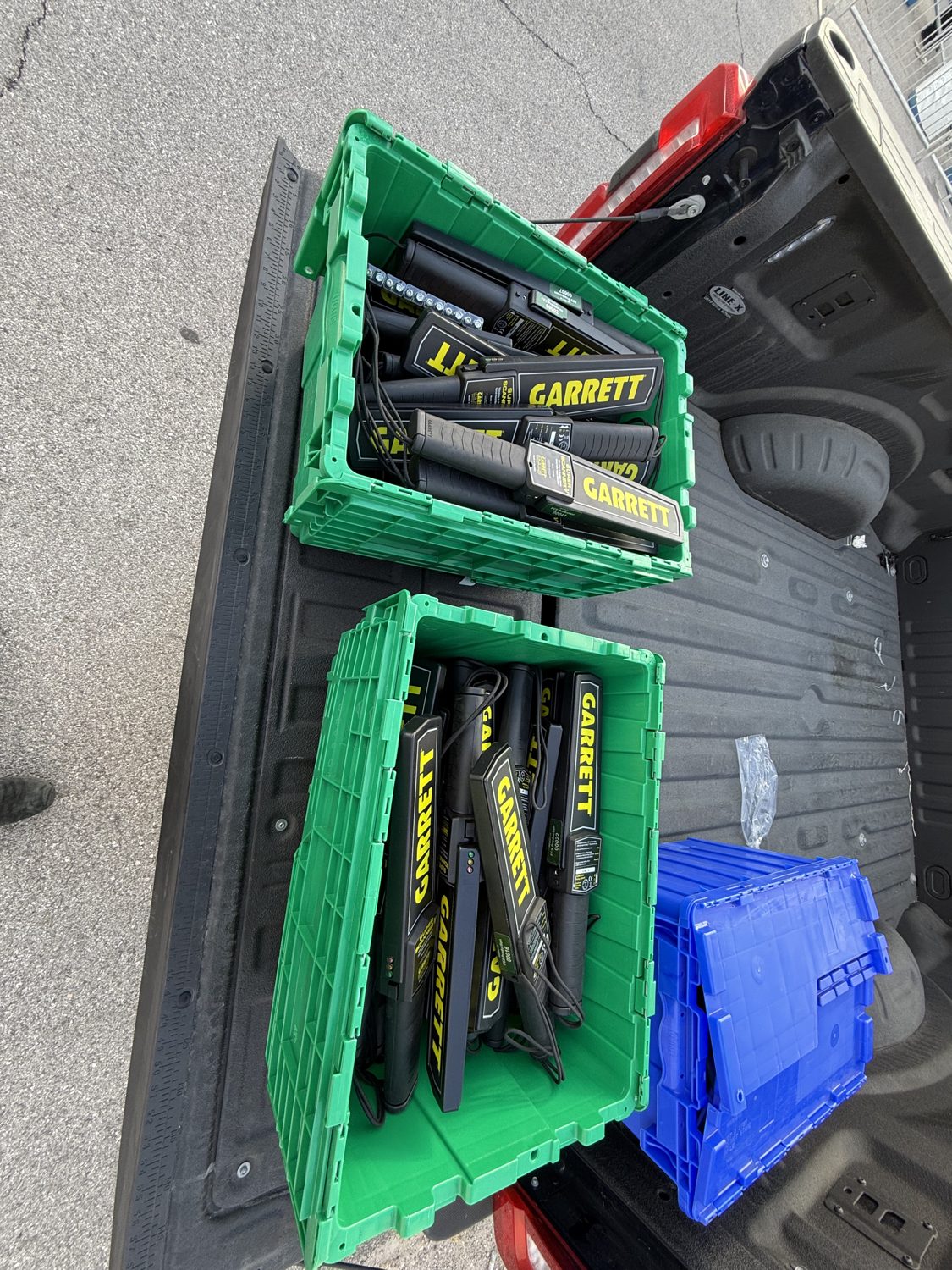 Hand-wands staged for secondary screening